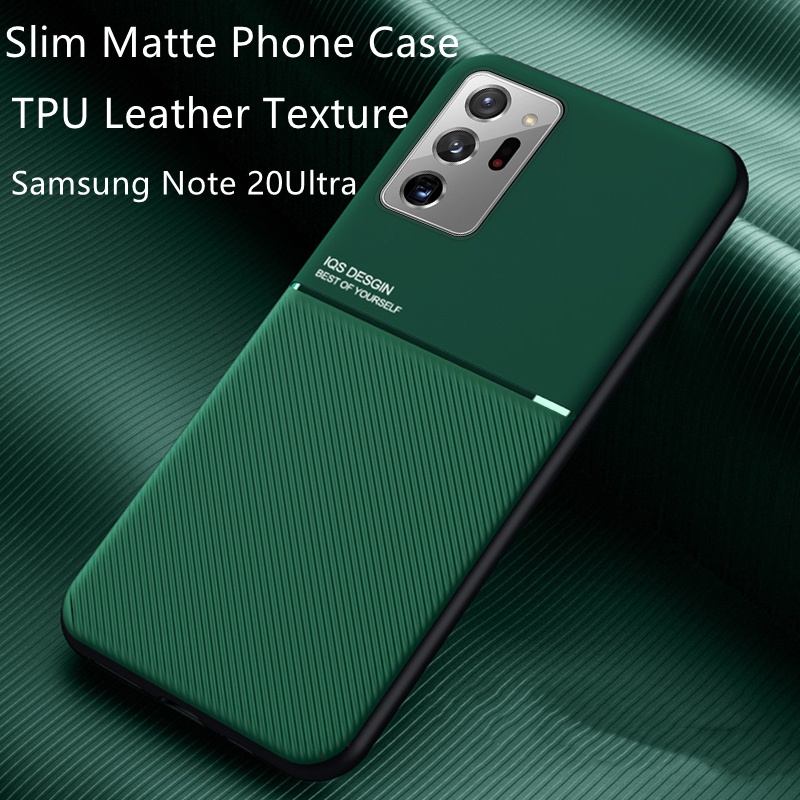 Samsung Galaxy Note 20 Ultra Note20Ultra Note20 Matte Phone Case Fashion Hard soft Anti Shockproof MagnetIc back cover New TPU Leather Shockproof Casing