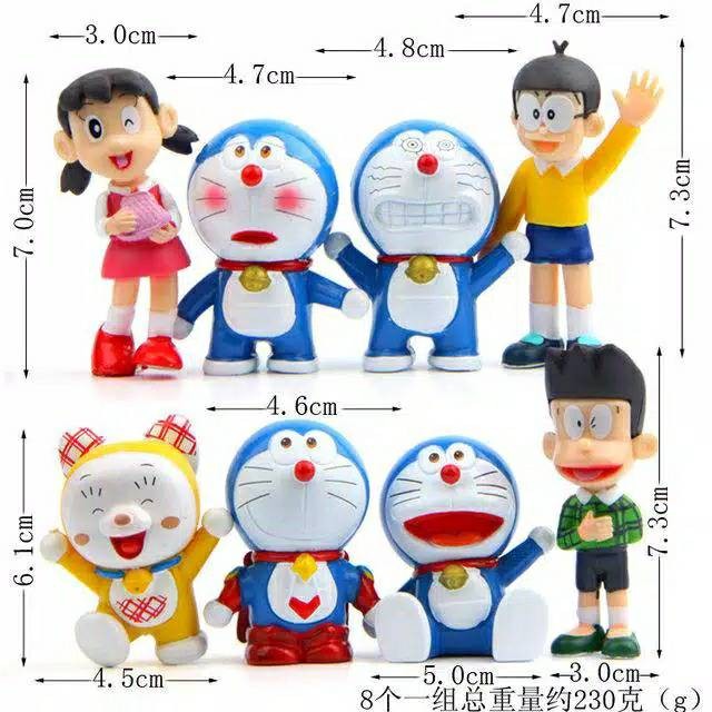 Mô Hình Nhân Vật Phim Doraemon Nobita Shizuka Jaikot