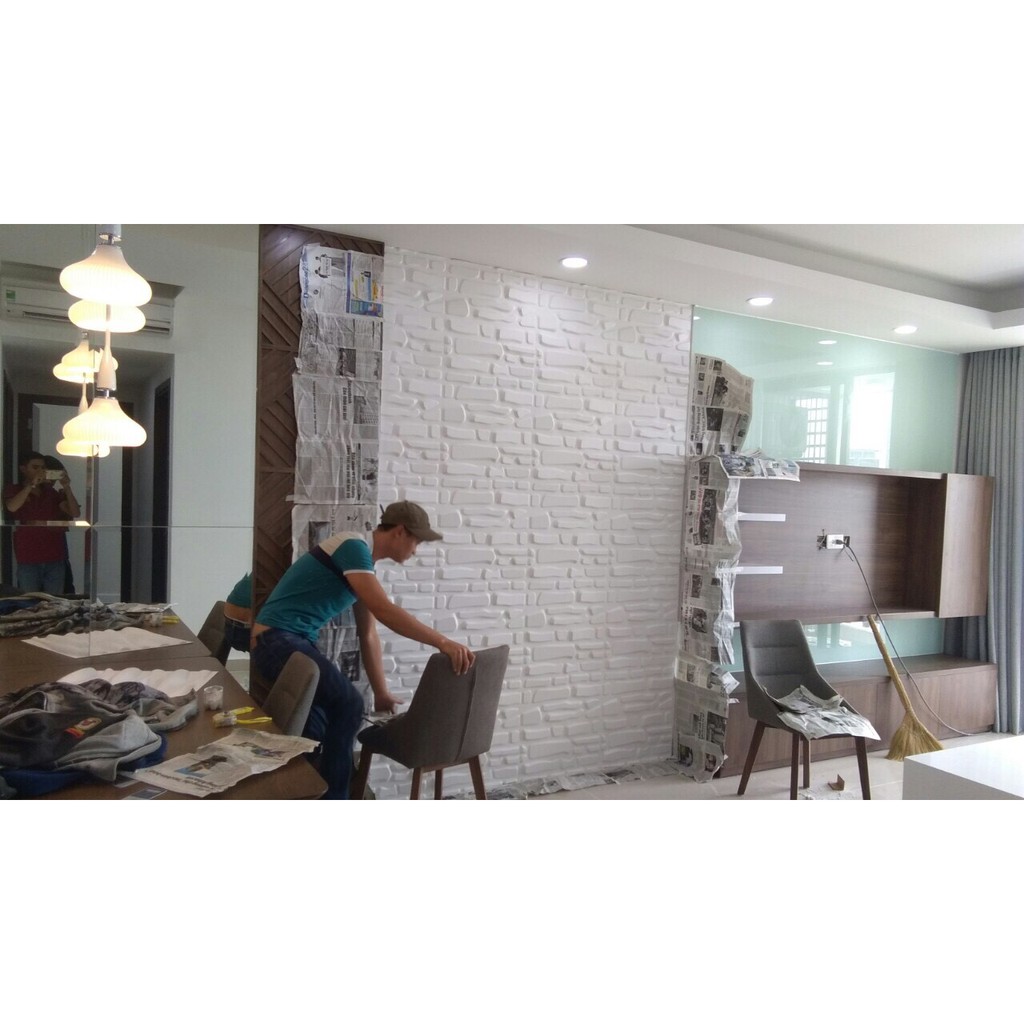 TẤM ỐP TƯỜNG 3D NHỰA Brick