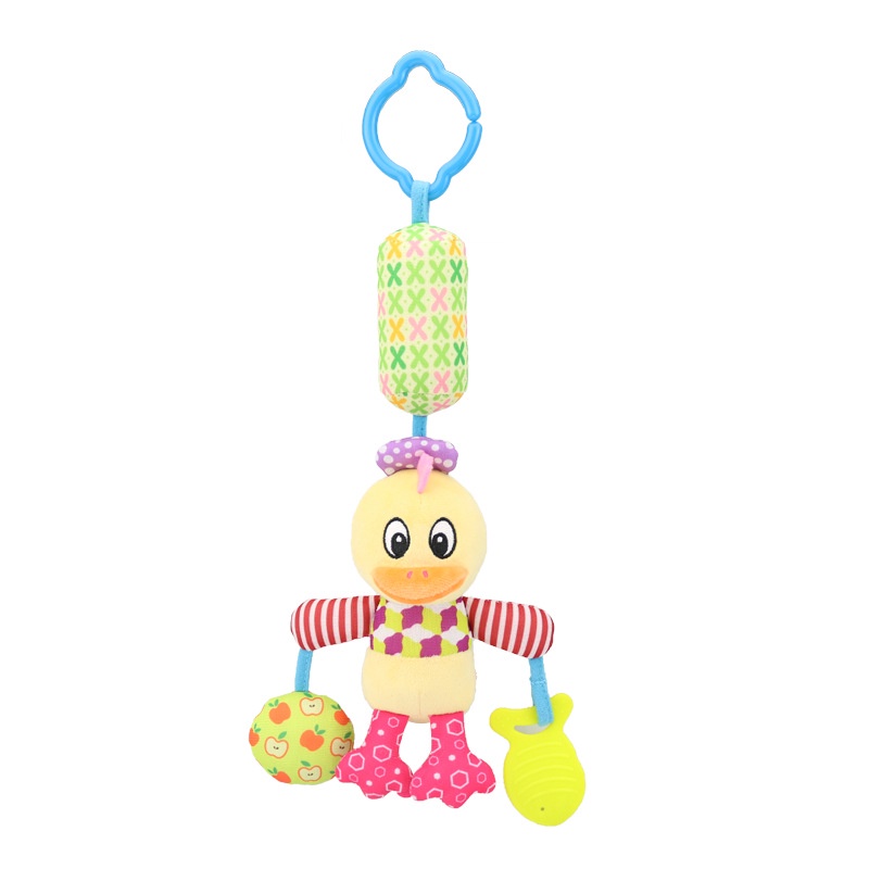 Đồ chơi nhồi bông ZHAN QI TOYS treo xe đẩy em bé 0-3 tuổi mềm mại đáng yêu