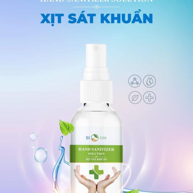 Xịt sát khuẩn Biocos