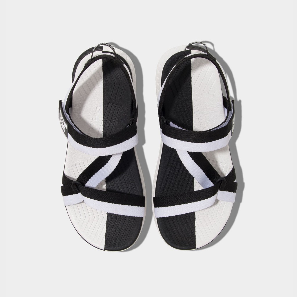 [Chính hãng]  Shondo Giày Sandal F7 Half đen trắng - F7H1010