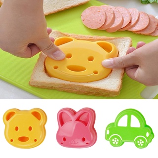 Khuôn bánh mì gấu trẻ em bánh mì nướng bánh sandwich máy làm bánh gấu khuôn dụng cụ nướng bánh