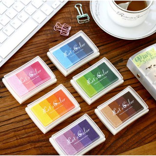 Hộp Mực Dấu 4 Màu Gradient Let's Color