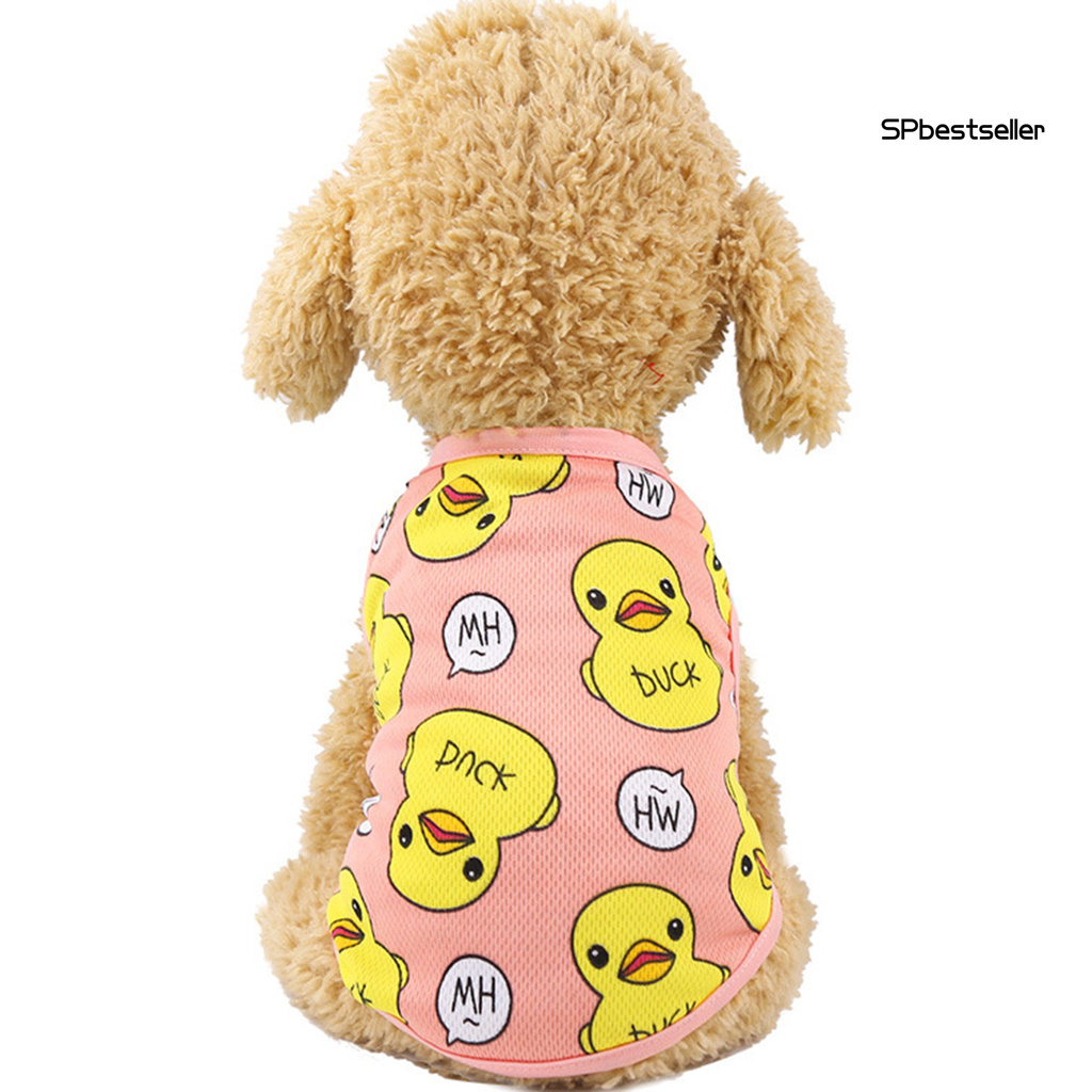 Trang phục phối lưới họa tiết hoạt hình dành cho thú cưng