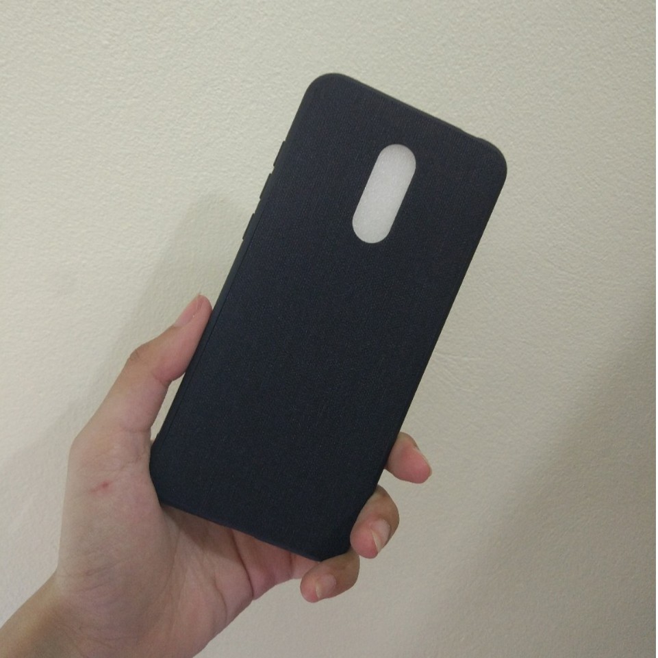 Ốp lưng Xiaomi Redmi 5 plus vân vải jean bắt mắt sành điệu