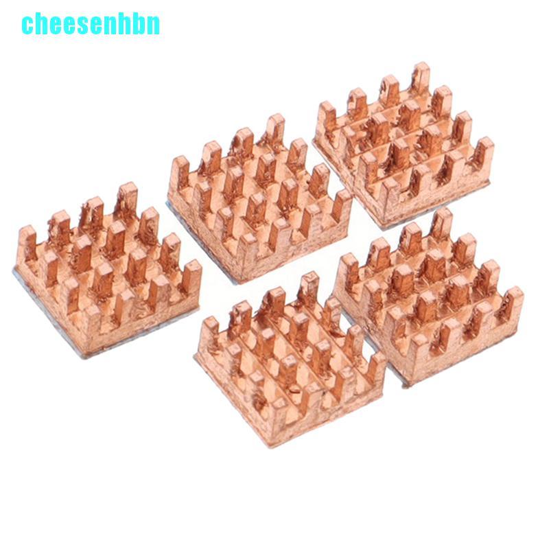 Bộ 5 Thanh Đồng Tản Nhiệt 9x9 X 4mm