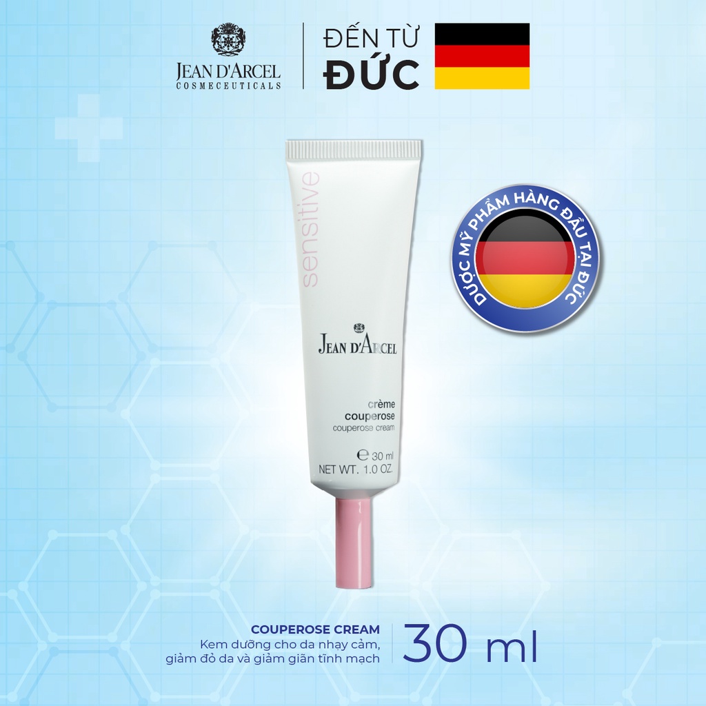 Jean D'Arcel Couperose Cream - Kem Dưỡng Cho Da Nhạy Cảm, Giảm Đỏ Da Và Giảm Giãn Tĩnh Mạch