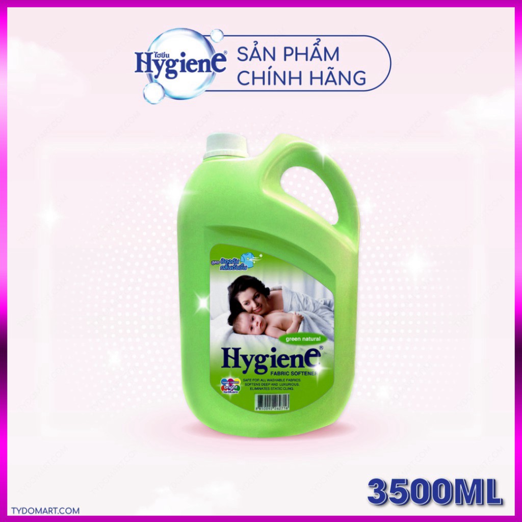 Nước xả vải Hygiene Thái Lan (Can) 3500ml - Jun&Mom