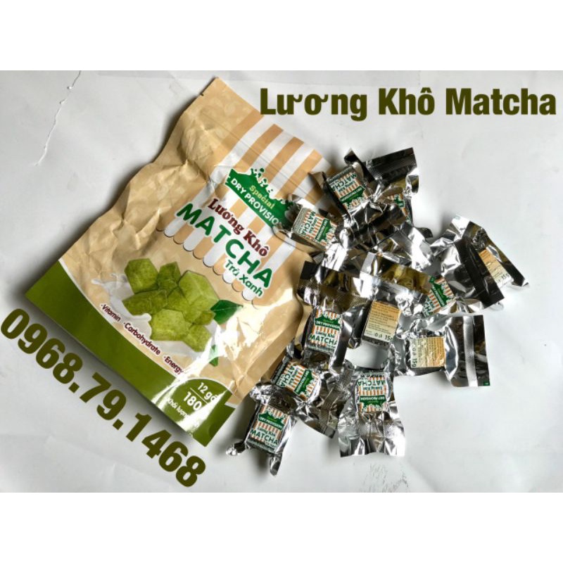 LƯƠNG KHÔ MATCHA TRÀ XANH - Dành cho người ăn chay