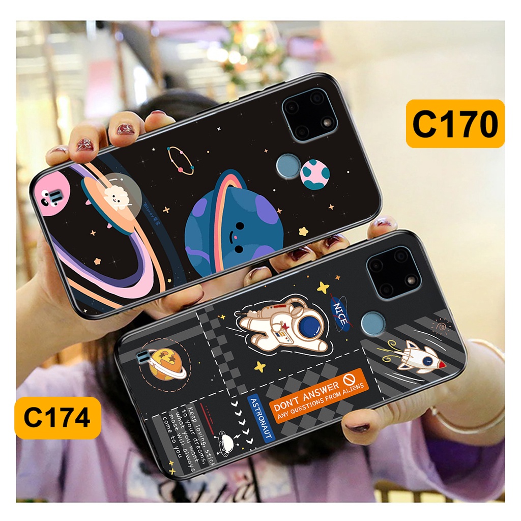 Ốp Realme C21Y - C25 - C25Y in hình astronaut, phi hành gia vũ trụ hottrend, độc đáo, cá tính.