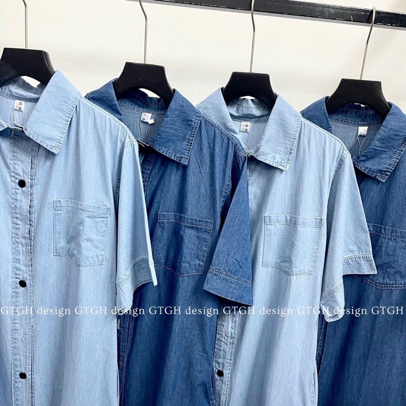 Váy sơ mi denim
