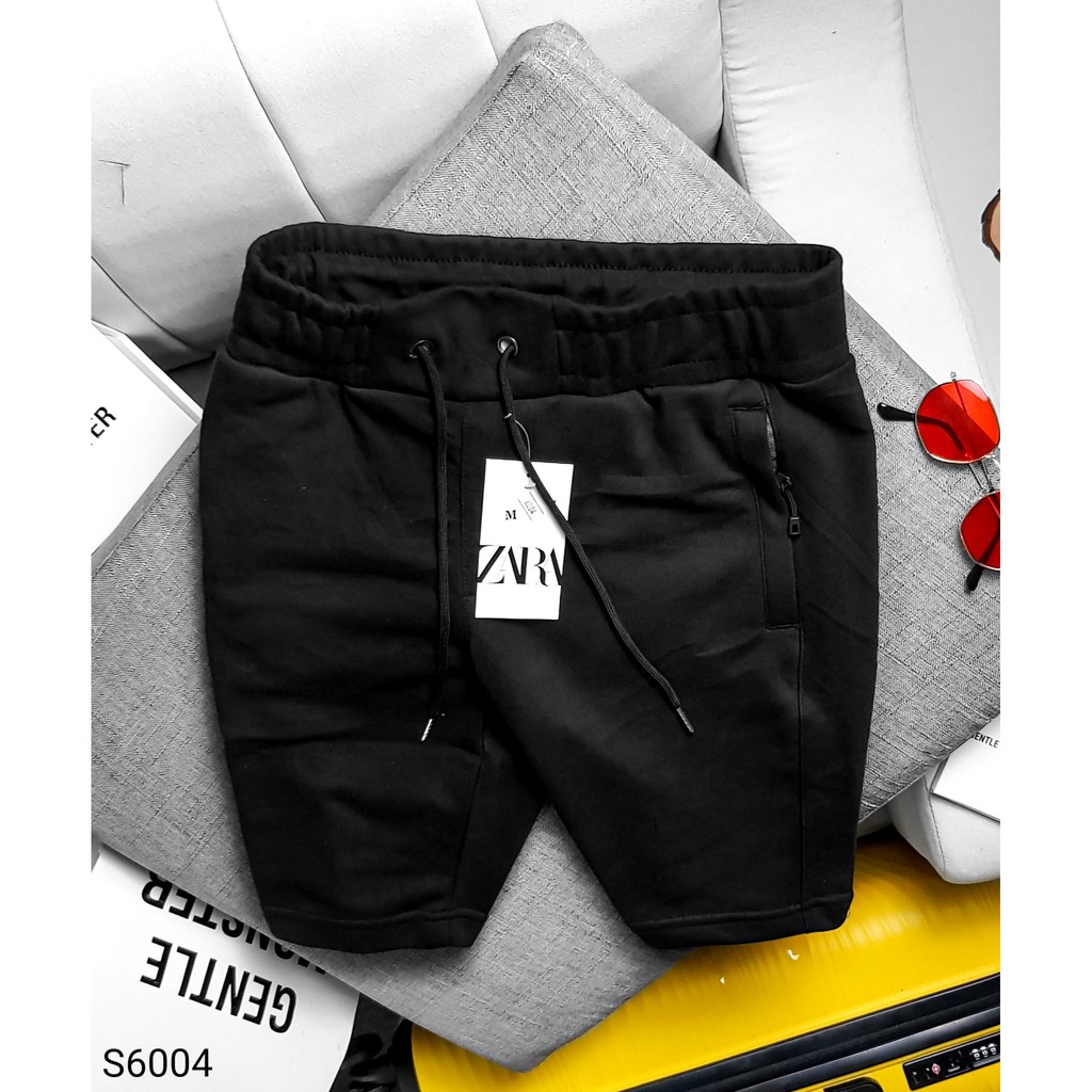 QUẦN SHORT THUN NAM, QUẦN ĐÙI THUN NAM CHẤT VẢI NỈ DA CÁ 4 MÀU TÚI KHÓA ZIP CHUẨN VNXK.