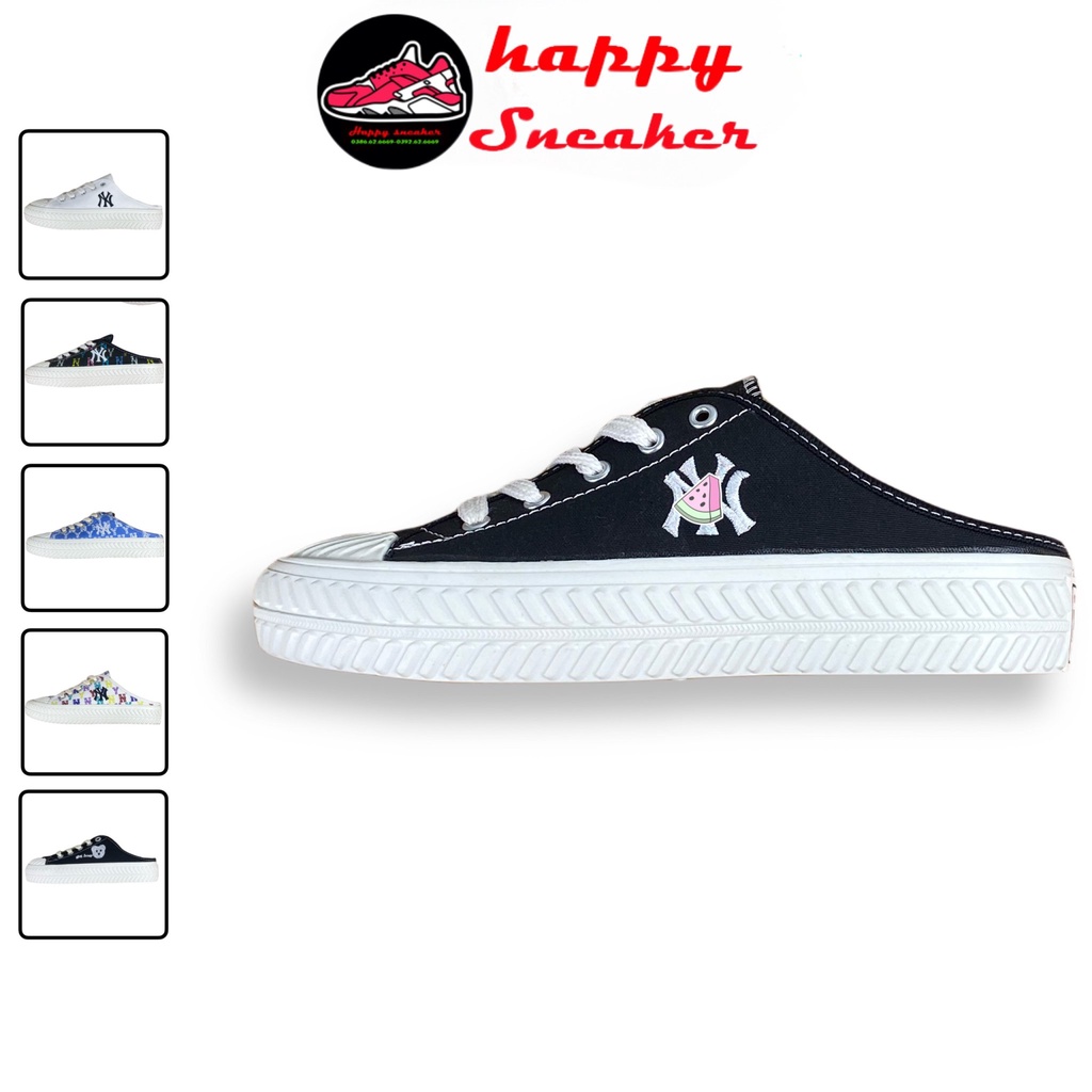 Giày đạp gót,sục mlb ny thêu tổng hợp các màu đủ size nữ 35-39 NGỌC ÁNH STORE