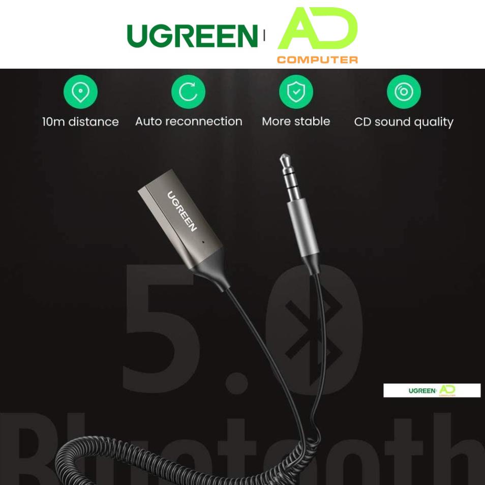 Bộ thu Bluetooth 5.0 tích hợp mic đàm thoại UGREEN CM309 70601