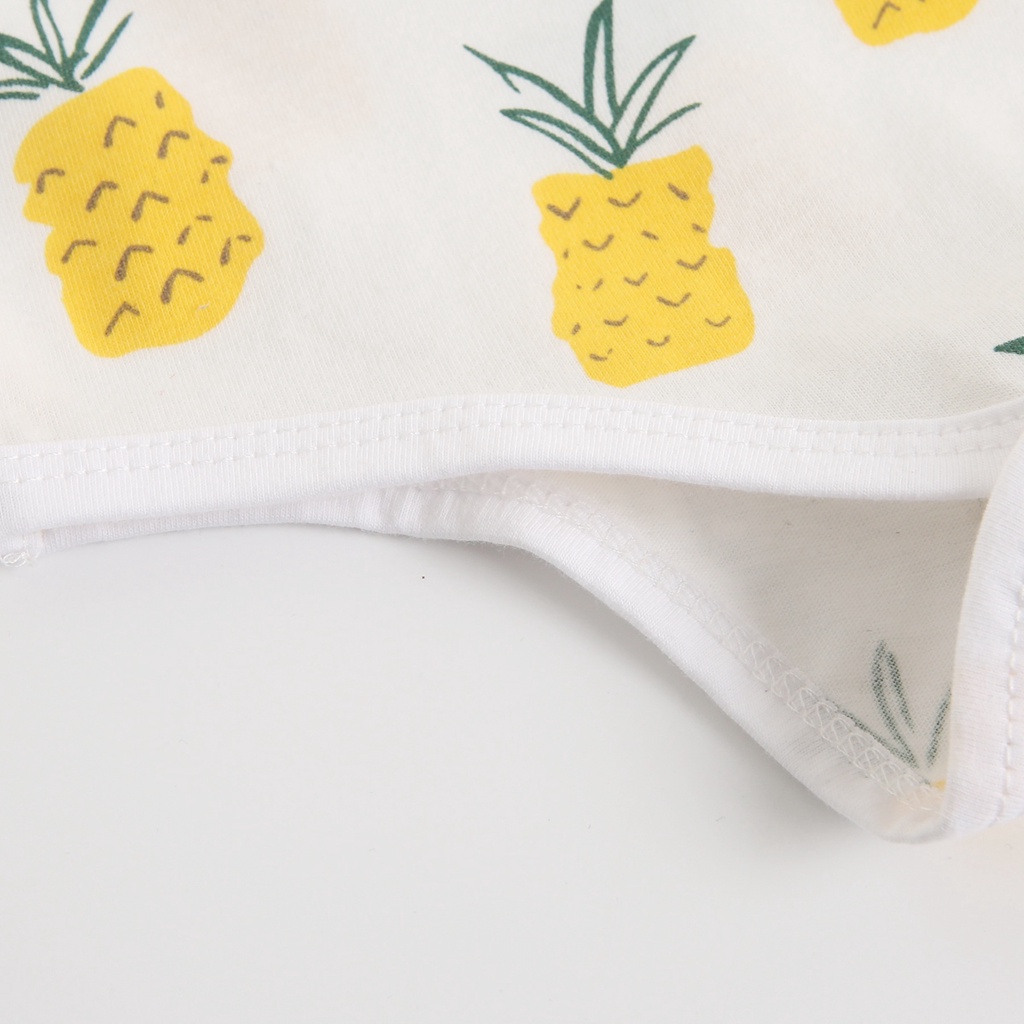 Bộ đồ liền thân Sanlutoz từ cotton in hình trái cây dễ thương dành cho bé gái