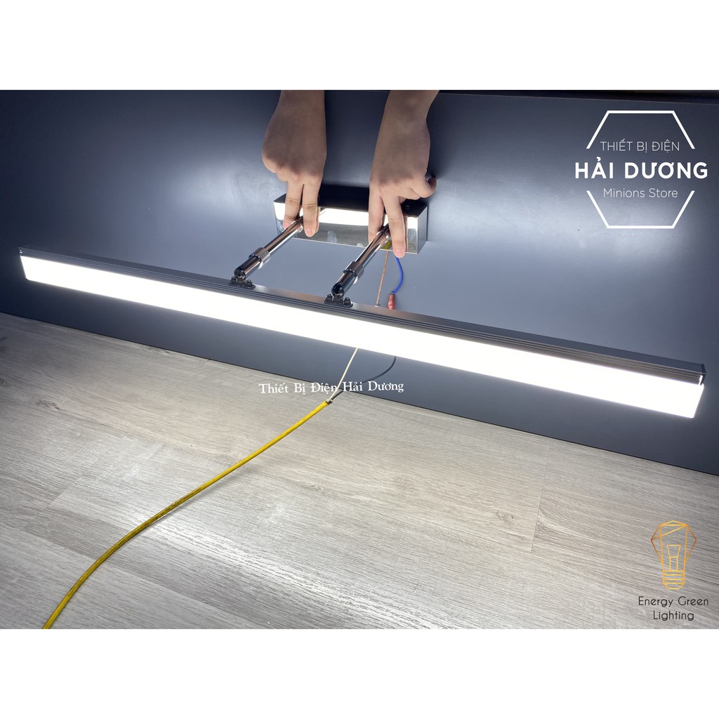 Đèn soi tranh- Đèn rọi gương Led Model 1032 100cm 15w 3 Chế Độ Ánh Sáng - Điều chỉnh được góc chiếu - Bảo Hành 1 Năm
