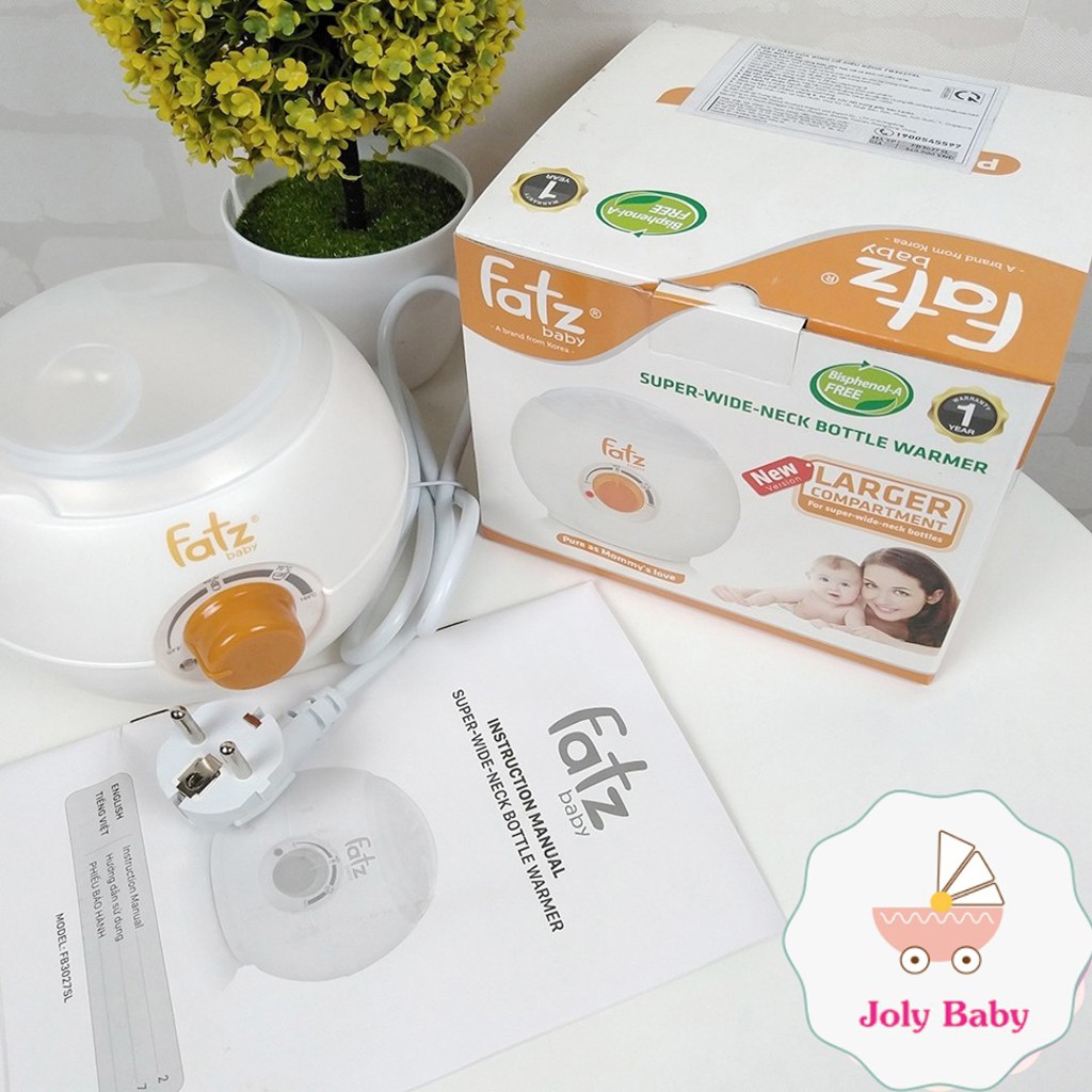 Máy hâm sữa,máy tiệt trùng bình sữa Fatz Baby cổ siêu rộng FB3027SL - Chính hãng thương hiệu Hàn Quốc