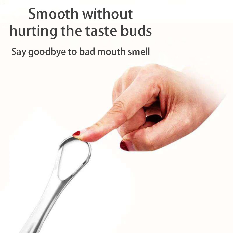 🌺Dụng cụ cạo lưỡi bằng thép không gỉ vệ sinh răng miệng chăm sóc cá nhân chống hôi miệng