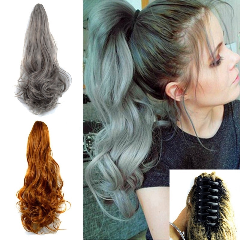 Tóc giả WIGSIN phồng dày kiểu đuôi ngựa dài 22inch