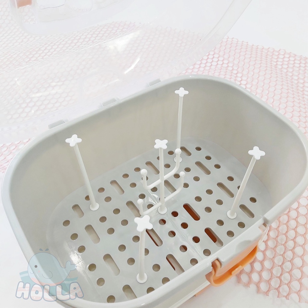 Khay Úp Bình Sữa Holla HL-1589 Có Nắp Đậy