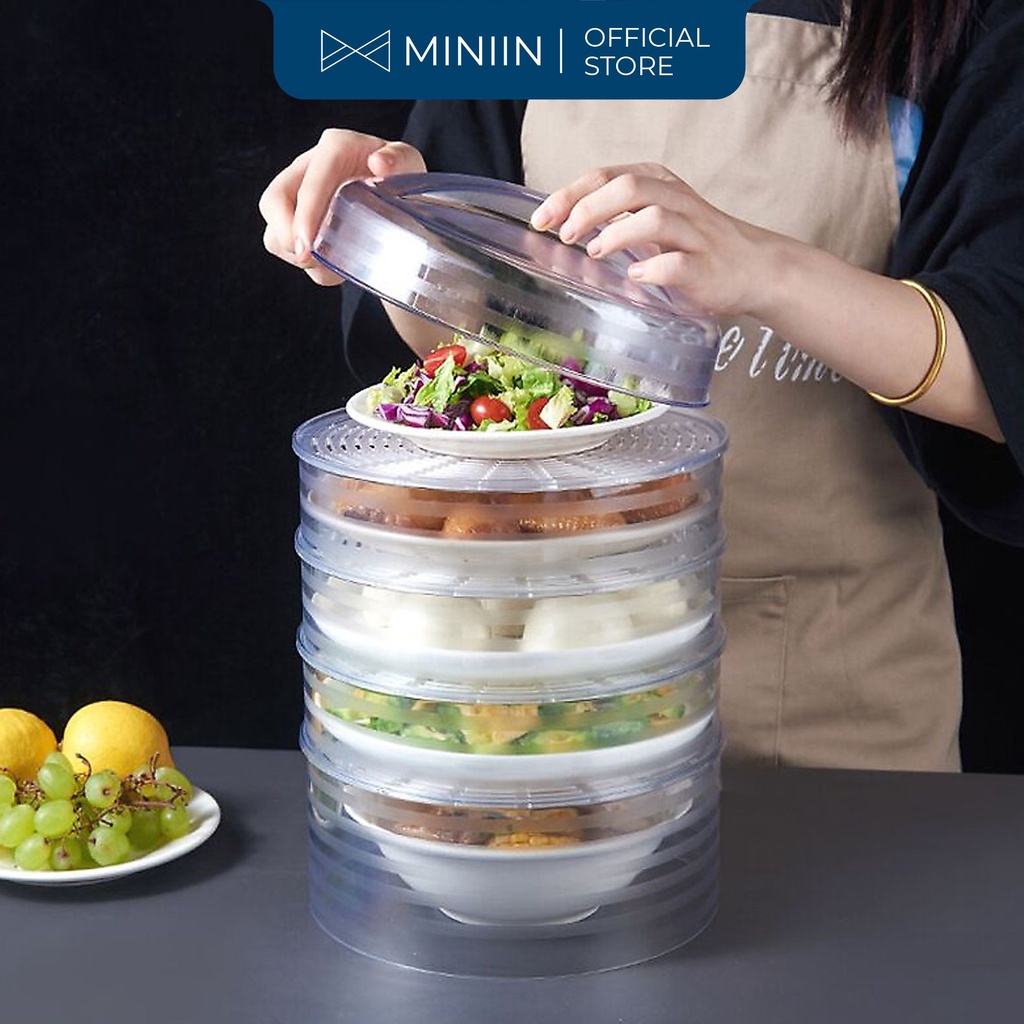 Lồng bàn trong suốt đa tầng giữ nhiệt chính hãng MINIIN