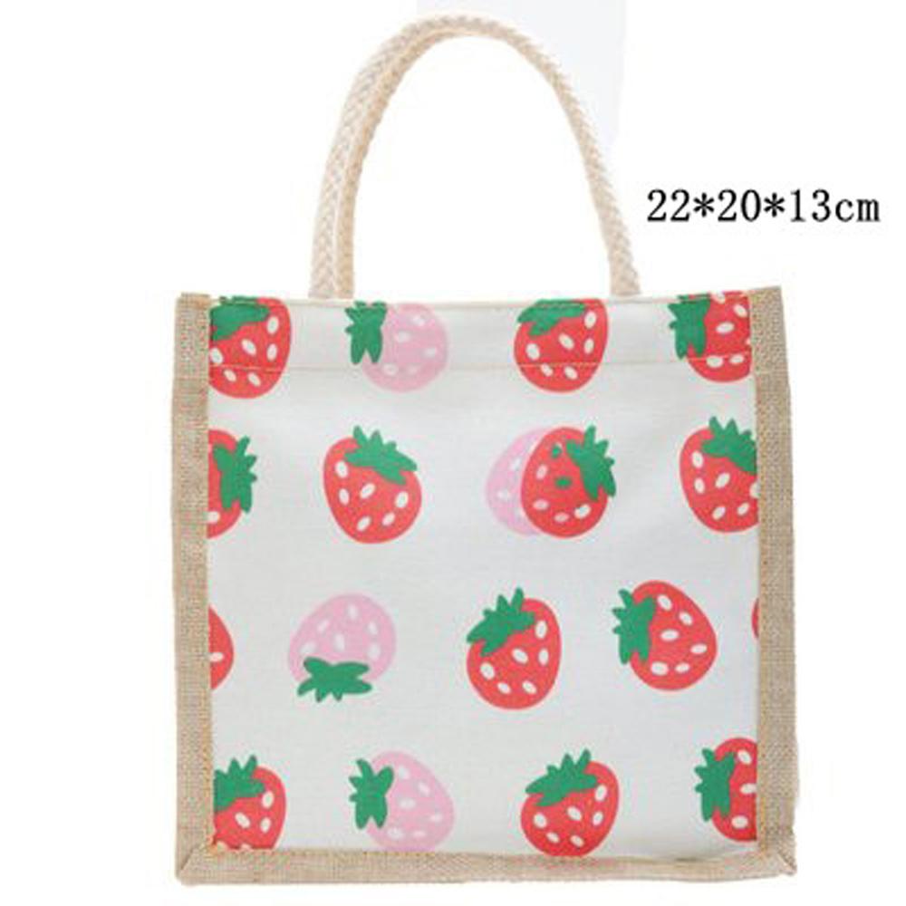 LILYES Túi Canvas Đeo Chéo Họa Tiết Hoạt Hình Phong Cách Nhật Bản