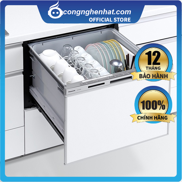 Máy rửa bát âm tủ Panasonic NP-60MS8S - Hàng nội địa Nhật - Mới 100% - Bảo hành 12 tháng