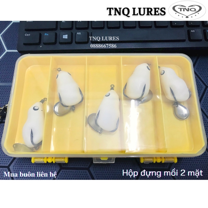 Hộp đựng mồi 2 mặt (18x8x5) - TNQ LURES