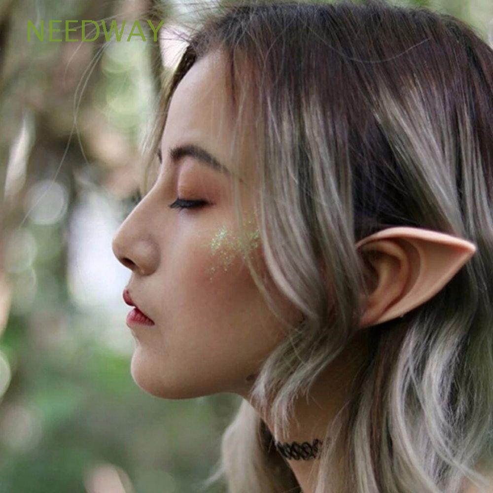 Tai Yêu Tinh Hóa Trang Halloween Bằng Latex Mềm Nhiều Màu Sắc