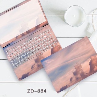 Bộ 3 decal dán trang trí máy tính nhiều mẫu mã xinh xắn chống thấm nước
