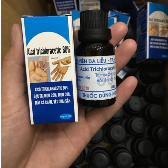 Loại Bỏ Mụn Cơm - Mụn Cóc - Mắt Cá Chân Viện Da Liễu - Acid Trivhloracetic 80% | BigBuy360 - bigbuy360.vn