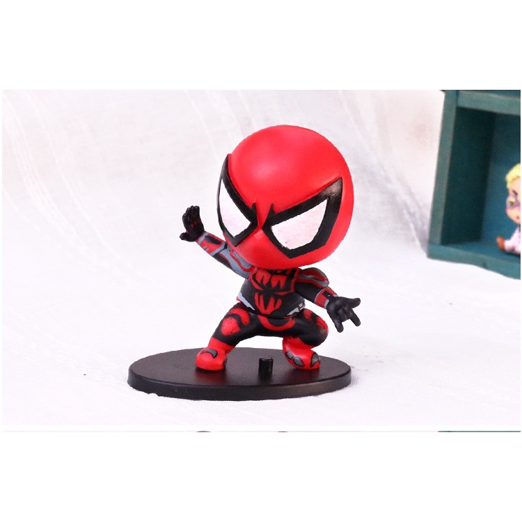 Set mô hình Spiderman Spider man trang trí để bàn case gaming
