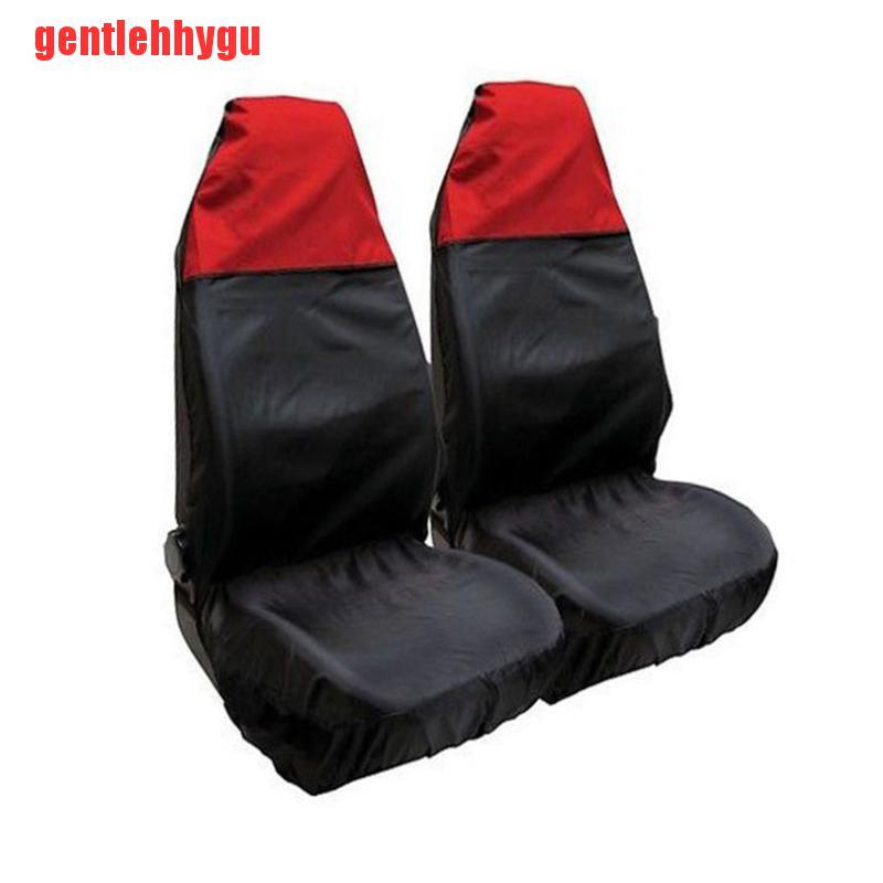 [gentlehhygu]2PCS Heavy Duty Universal Waterproof Car Front Seat Covers Protector Seats