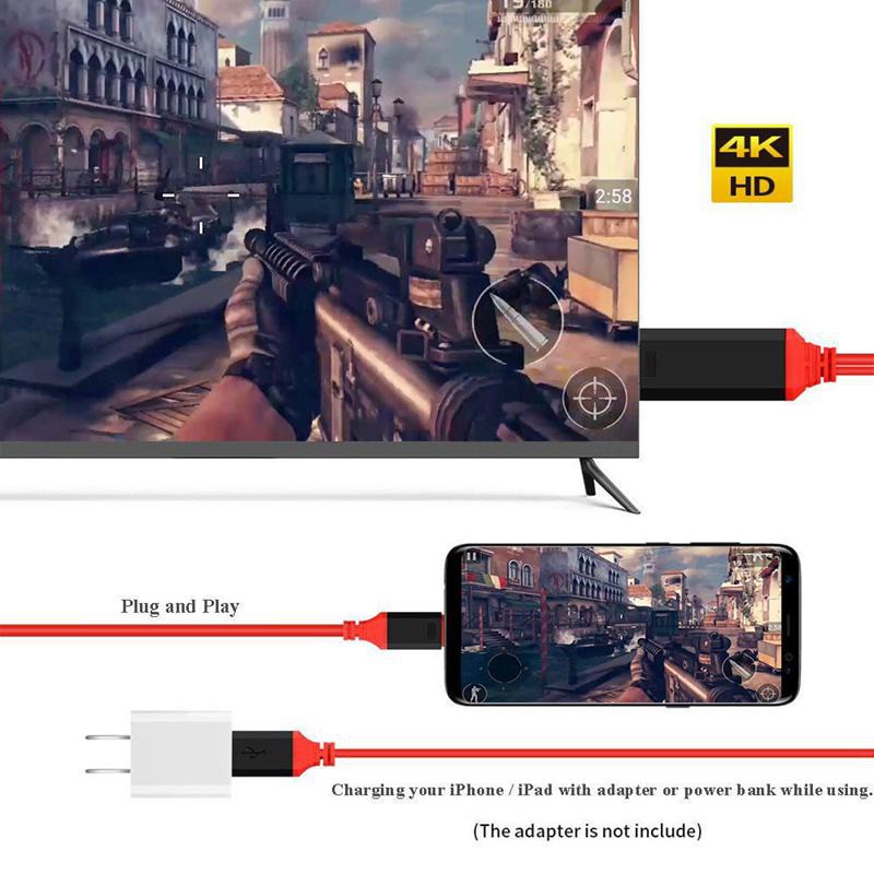 Cáp chuyển đổi đầu USB Type C sang HDMI với dây sạc cho Samsung Galaxy S8 S8 p Plus