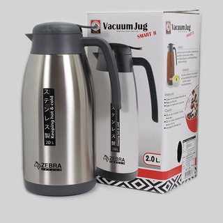 (Mã CHUT002 giảm 8%) Bình Giữ Nhiệt Inox Zebra Smart II(1L-1,5L-2L) có 2 màu - Hàng Chính Hãng