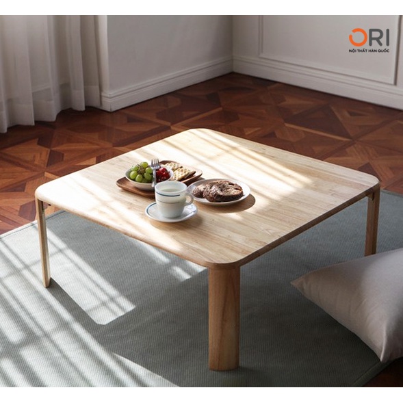 Bàn Trà/ Bàn Sofa Hình Vuông Chân Gấp Gọn Kiểu Hàn Quốc - C TABLE SIZE L - ORI NỘI THẤT HÀN QUỐC