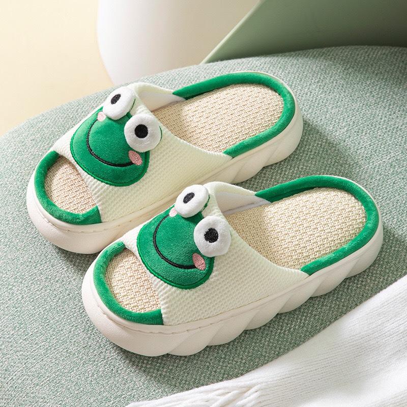 Dép Bông Đế Bánh Mì Bò Sữa Siêu Êm DP89