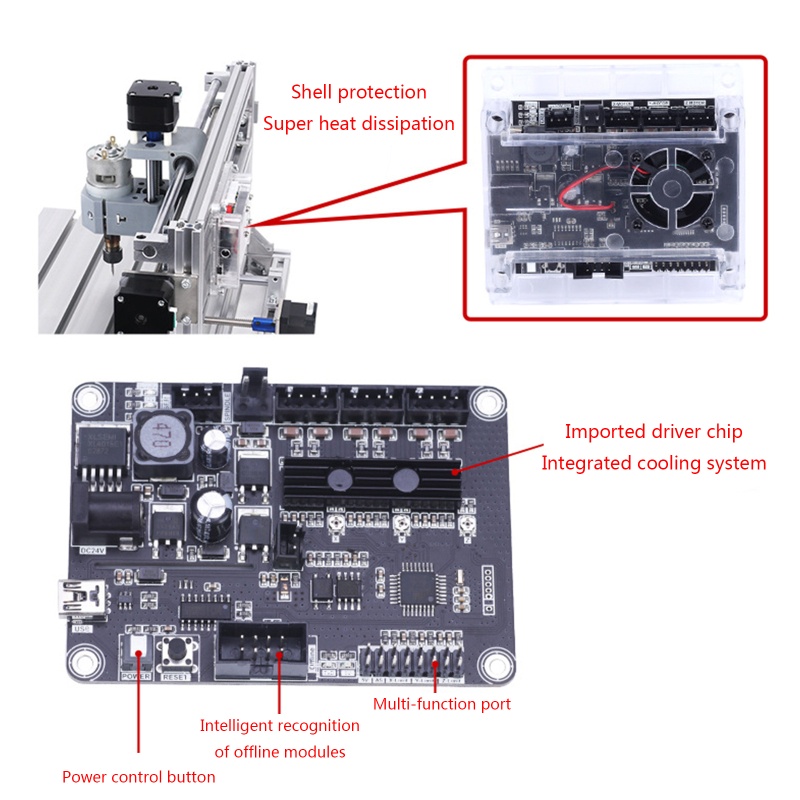Bảng Mạch Điều Khiển CNC 3 Trục Cổng USB