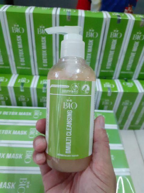 MULTI CLEANSING BIO 250 gram, giá 550000 đồng, sản phẩm làm sạch da đang được ưa chuộng các spa và viện thẩm mỹ.