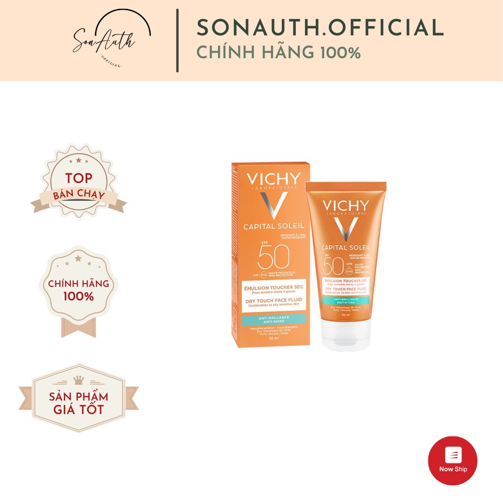 Kem chống nắng Vichy Ideal Soleil SPF50+