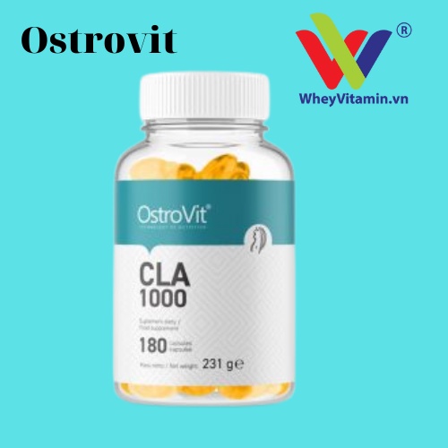 TPBS- Giảm Mỡ Tự Nhiên Ostrovit CLA 1000mg 180 Viên- Hàng chính hãng