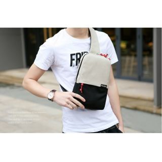 Túi đeo chéo messenger đen trắng nam nữ phong cách thời trang mới Yeezus - tuicheo 073