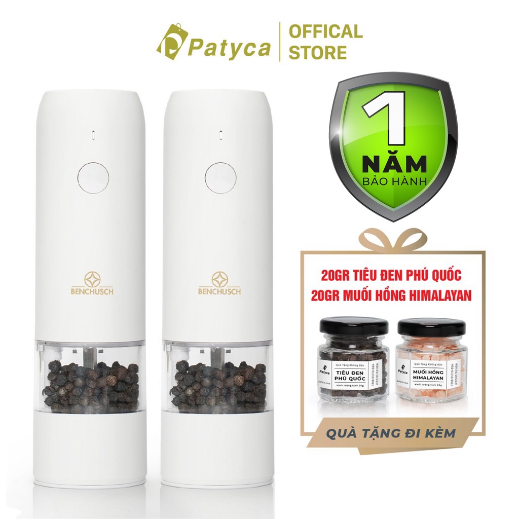Combo 2 Máy Xay Tiêu Tự Động Bằng Điện Benchusch