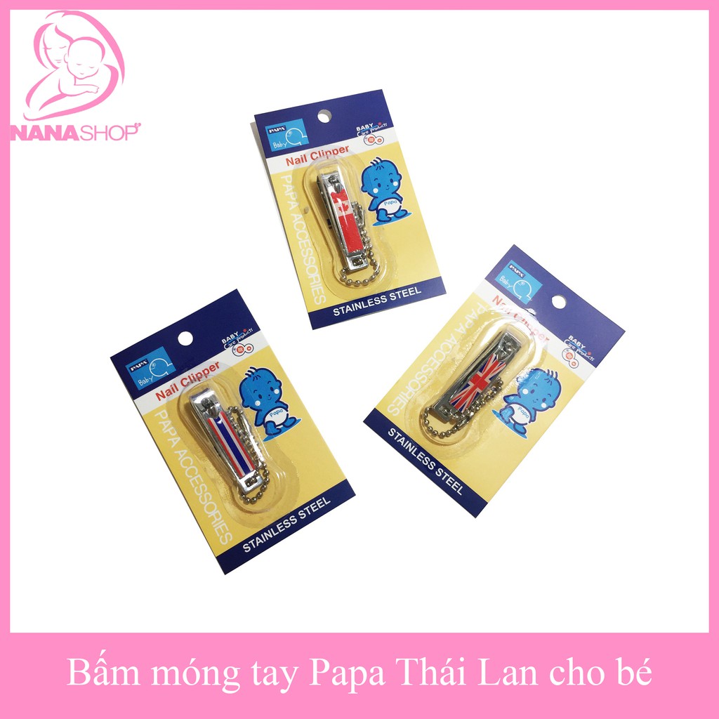 Bấm móng tay PAPA Thái Lan hình cờ cho bé