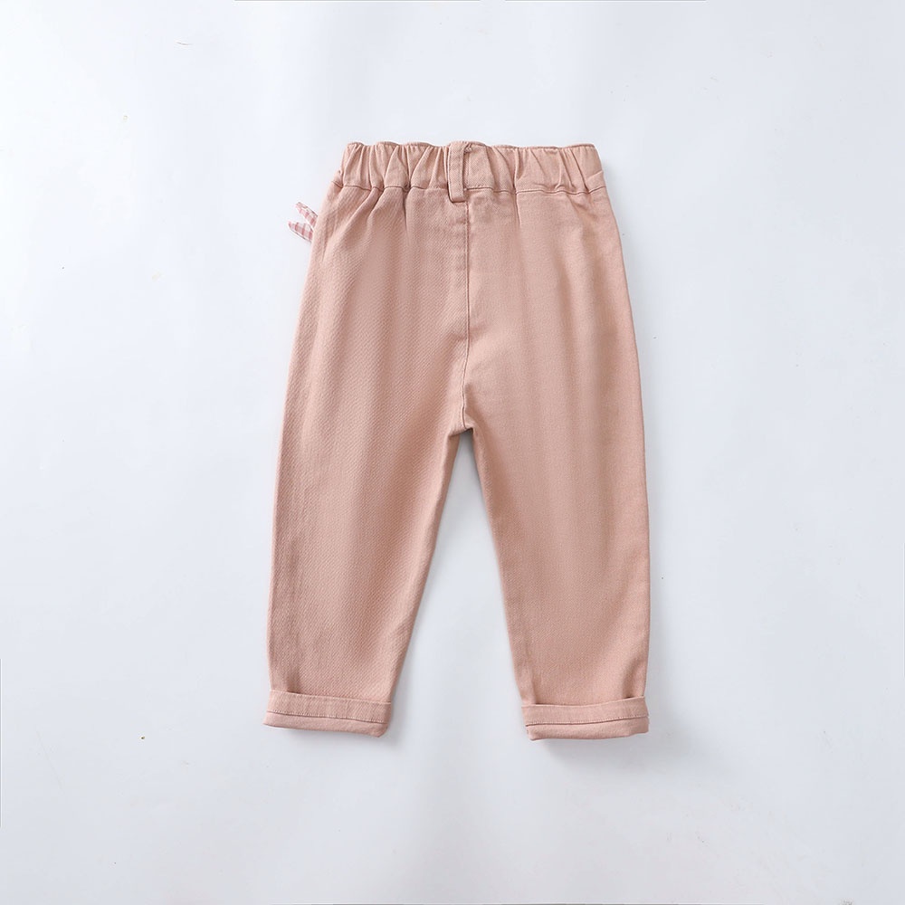 BEAR LEADER Quần Dài Dáng Rộng Thời Trang Xuân Thu Mới 2022 Cho Bé Gái 2-6 Tuổi