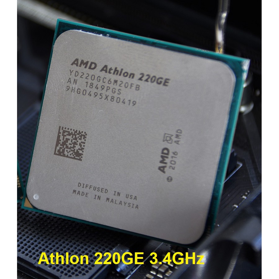 CPU AMD Athlon 200GE 3.2GHz, 2 nhân 4 luồng, có đồ họa Vega 3 tích hợp | WebRaoVat - webraovat.net.vn