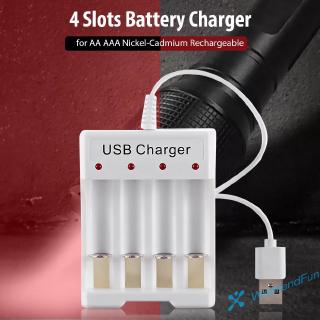Bộ Sạc Pin Aa Aaa Với 4 Ô