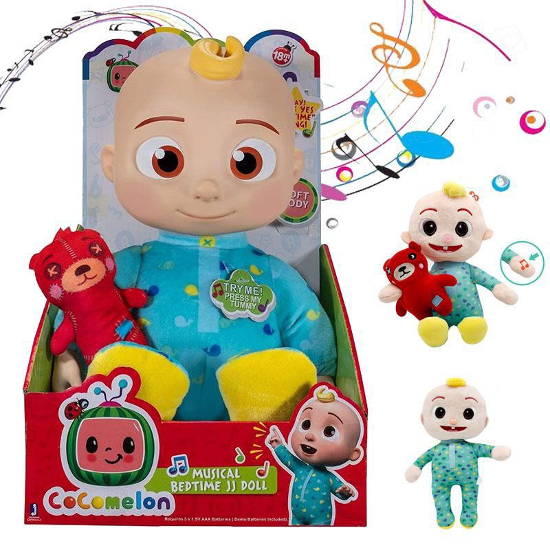 Đồ chơi nhồi bông ZHAN QI TOYS có chức năng phát nhạc giáo dục cho trẻ em thích hợp làm quà tặng sinh nhật