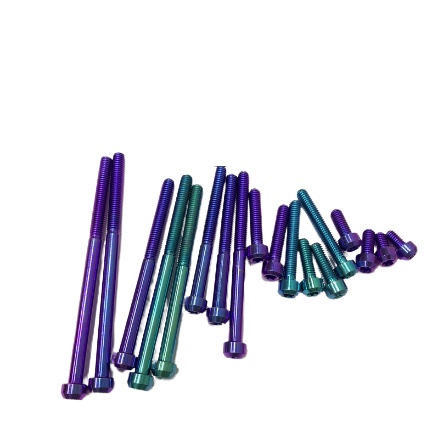 Ốc titan gr5 6 li trụ Titan Gr5, ốc 6li10,15,20,25,30,35,40,50,60,65,70,80,90,100 đầu trụ